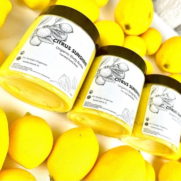 Citrus Sunshine 8oz-Body Butter W/Aloe and essential oils-Grapefruit - Picture 7 of 10